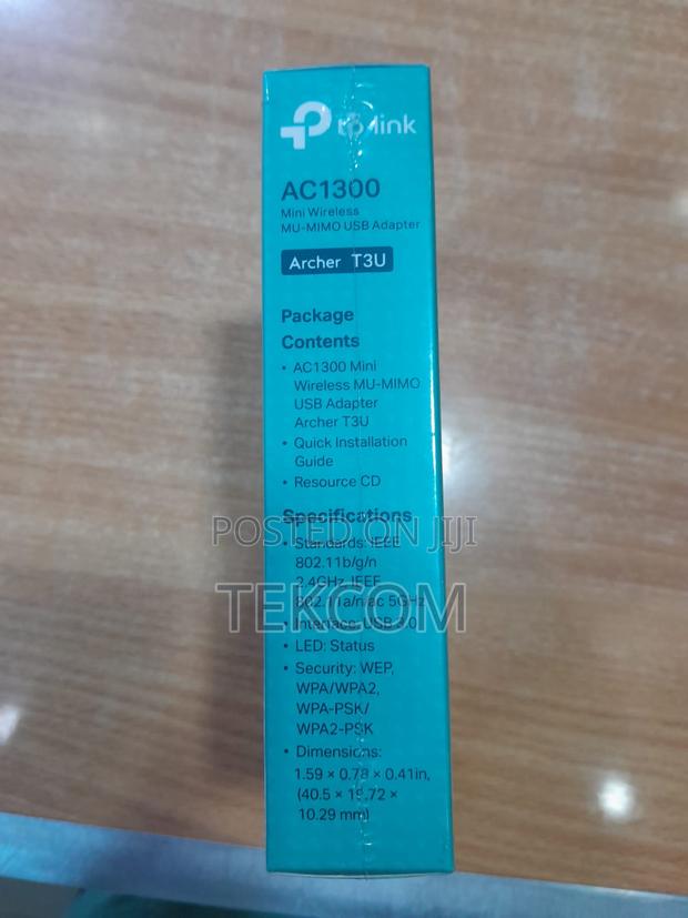 Tp Link Archer T3U Ac1300 Mini Wireless Mu-Mimo USB Adapter - thumbnail 3