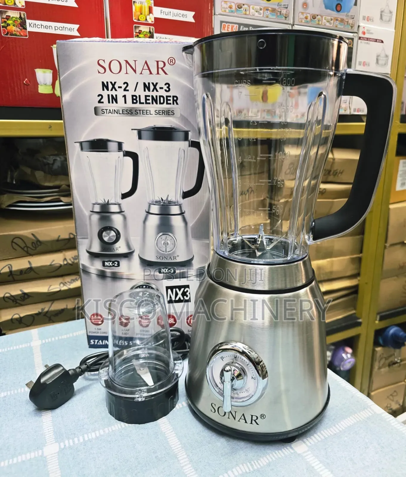 Heavy Duty Stainless Steel Sonar Blender