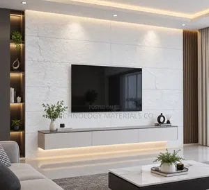Premium White PU Stone Wall Panel–Modern Textured Decorative Cladding