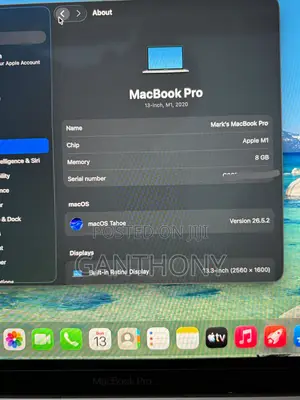 Laptop Apple MacBook Pro 2020 8GB Apple M1 Pro SSD 512GB