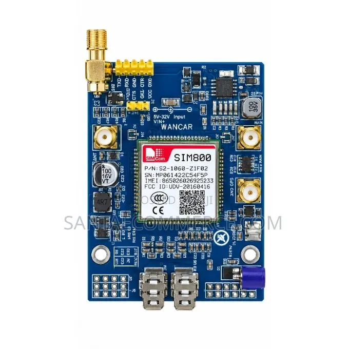 Sim800 GSM GPRS SMS Wireless Communication Development Board 5v–32v Dc