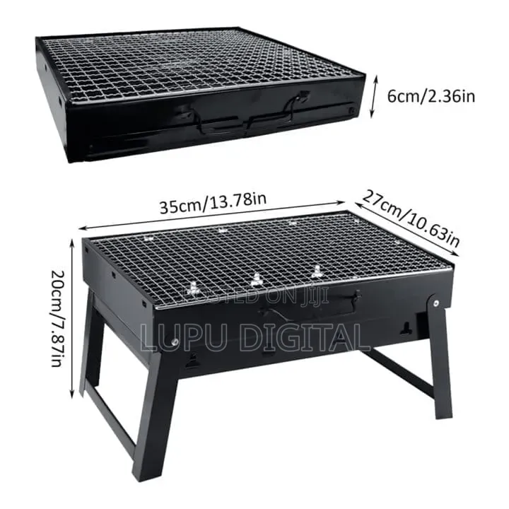 Foldable Portable Barbecue Charcoal Grill