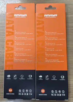 Amaya 60W Type-C to Type-C Fast Data Cables (1 Meter)