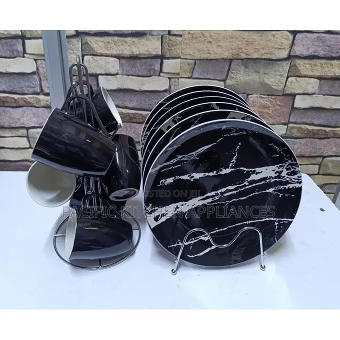 Classy Ceramic Dinnerset Combo 6 PCS Mugs and 6 PCS Plates