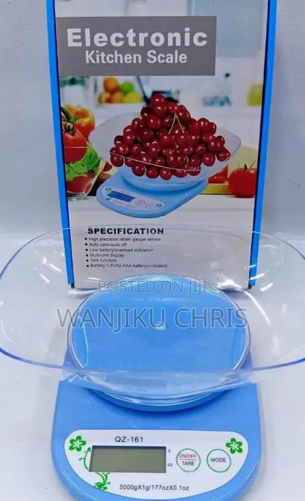 Electronic Kitchen Scale With Bowl - main view