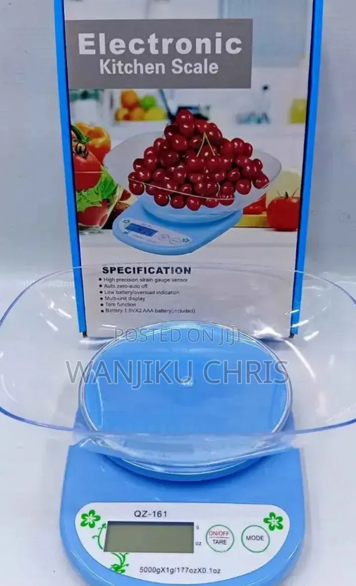 Electronic Kitchen Scale With Bowl