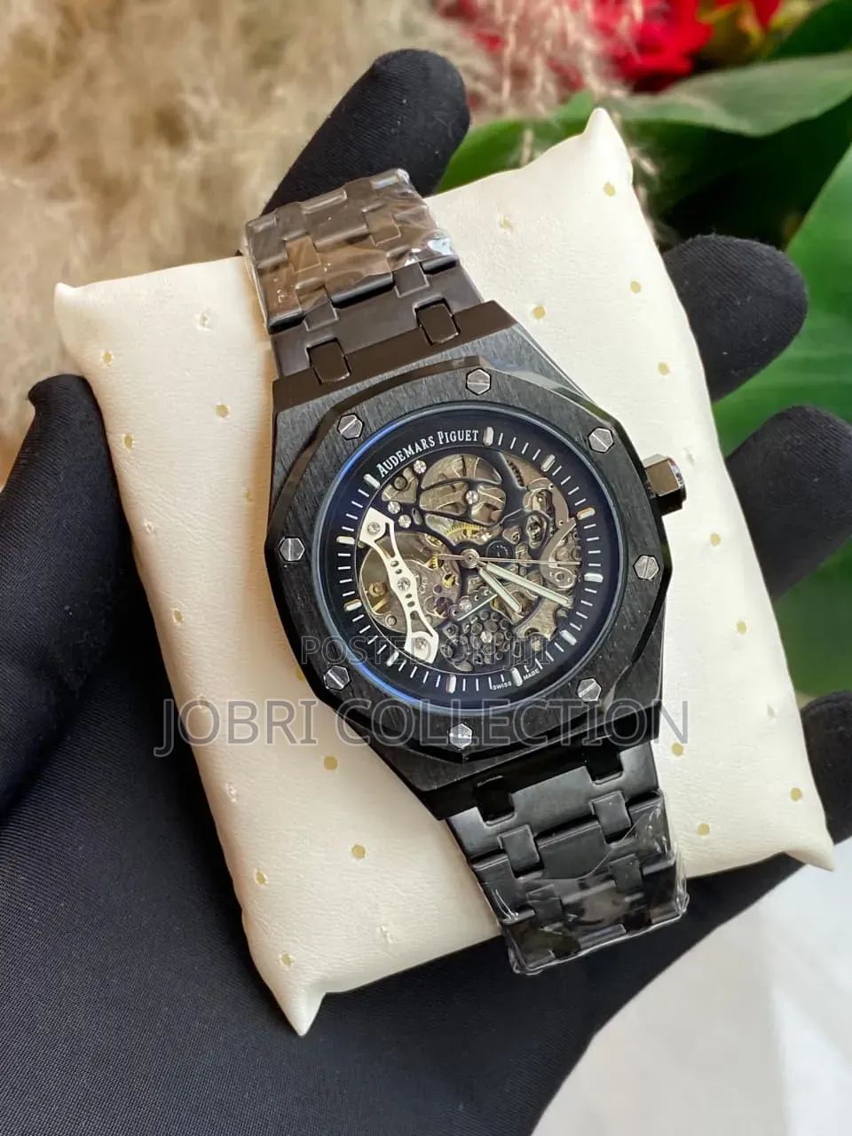 Black Stainless Steel Audemars Piguet Automatic Watch