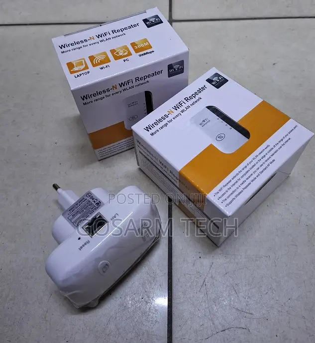 Premium Wireless-N WiFi Repeater Extender Easy Setup Wireless Network