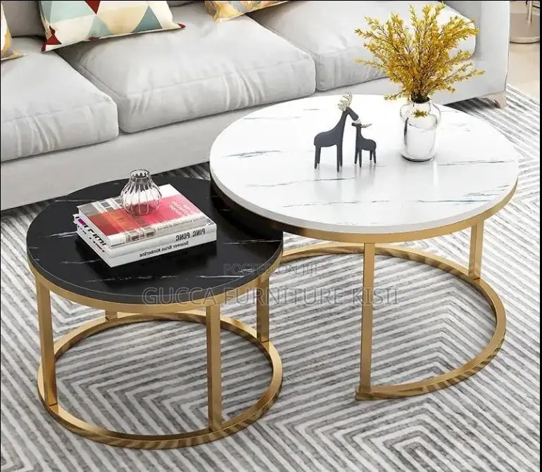 Marble 2-Piece Nesting Coffee Table