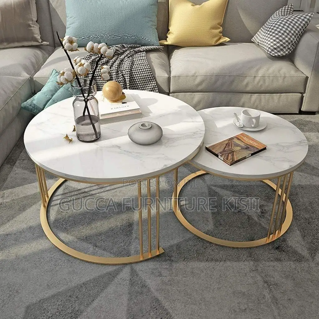 Marble 2-Piece Nesting Coffee Table