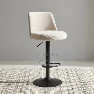 Bar Stool; Modern Fabric Adjustable Bar Stool