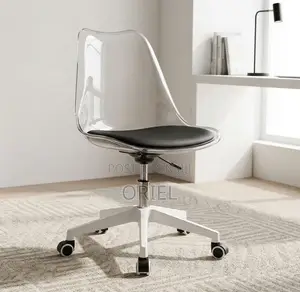 Office Chair : Clear Acrylic Swivel Chair