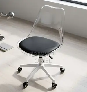 Office Chair : Clear Acrylic Swivel Chair