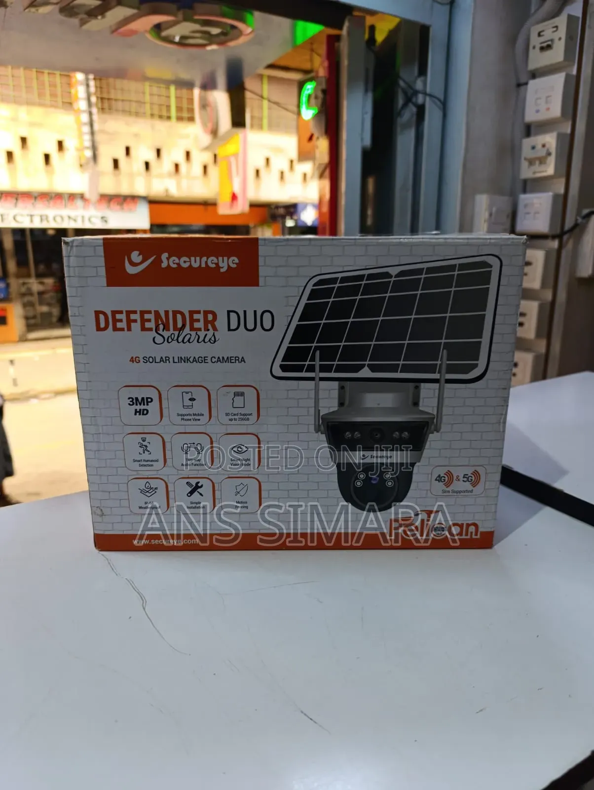 Secureeye 4g Solar PTZ Camera