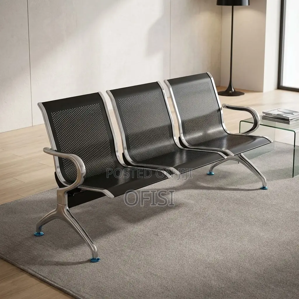 Waiting Bench; 3 Seater Non Padded Waiting Bench