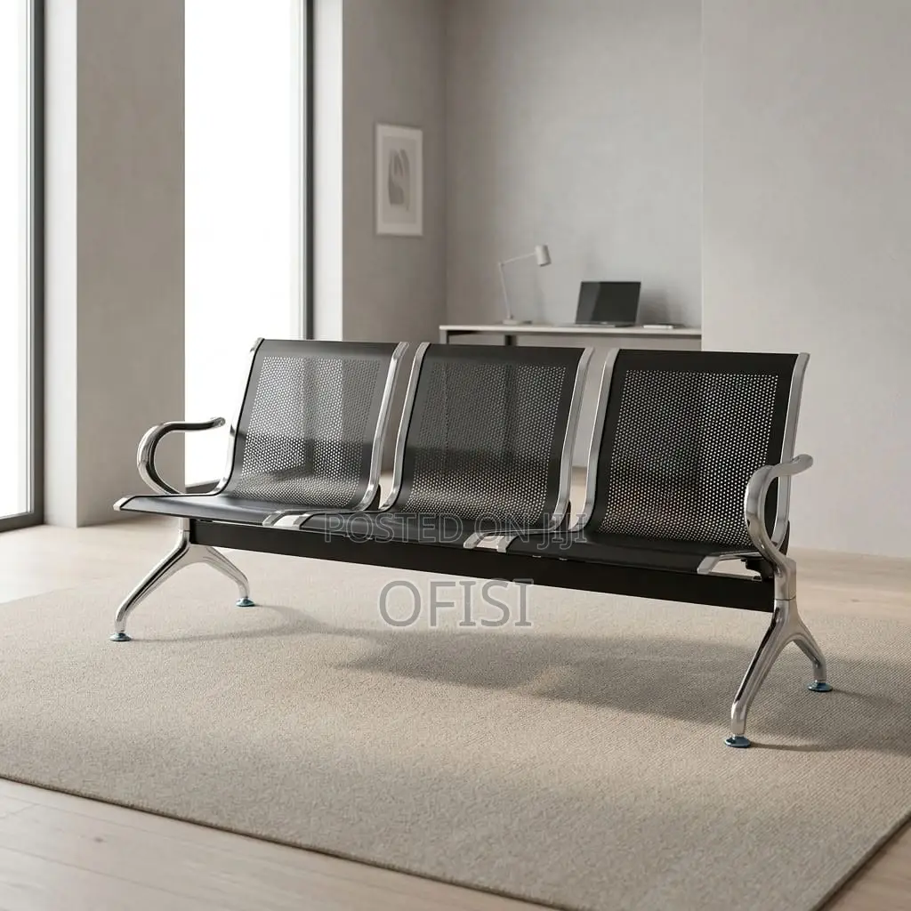 Waiting Bench; 3 Seater Non Padded Waiting Bench