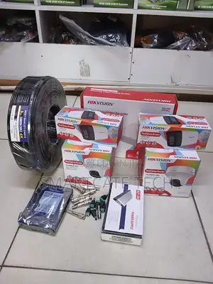 Hikvision 4 Camera Security Kit | 2 Dome + 2 Bullet With Audio