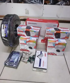 4CH Hikvision Full Color CCTV Kit – 2 Dome, 2 Bullet 2-Way Audio