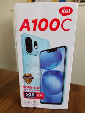New Itel A100C 64 GB Black