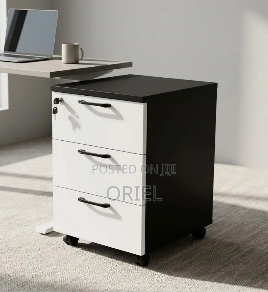 Office Cabinet : 3-Drawer Home/Office Pedestal