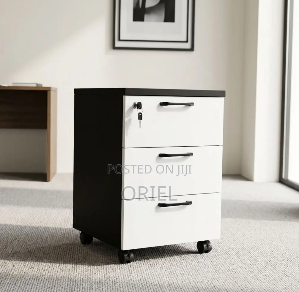 Office Cabinet : 3-Drawer Home/Office Pedestal
