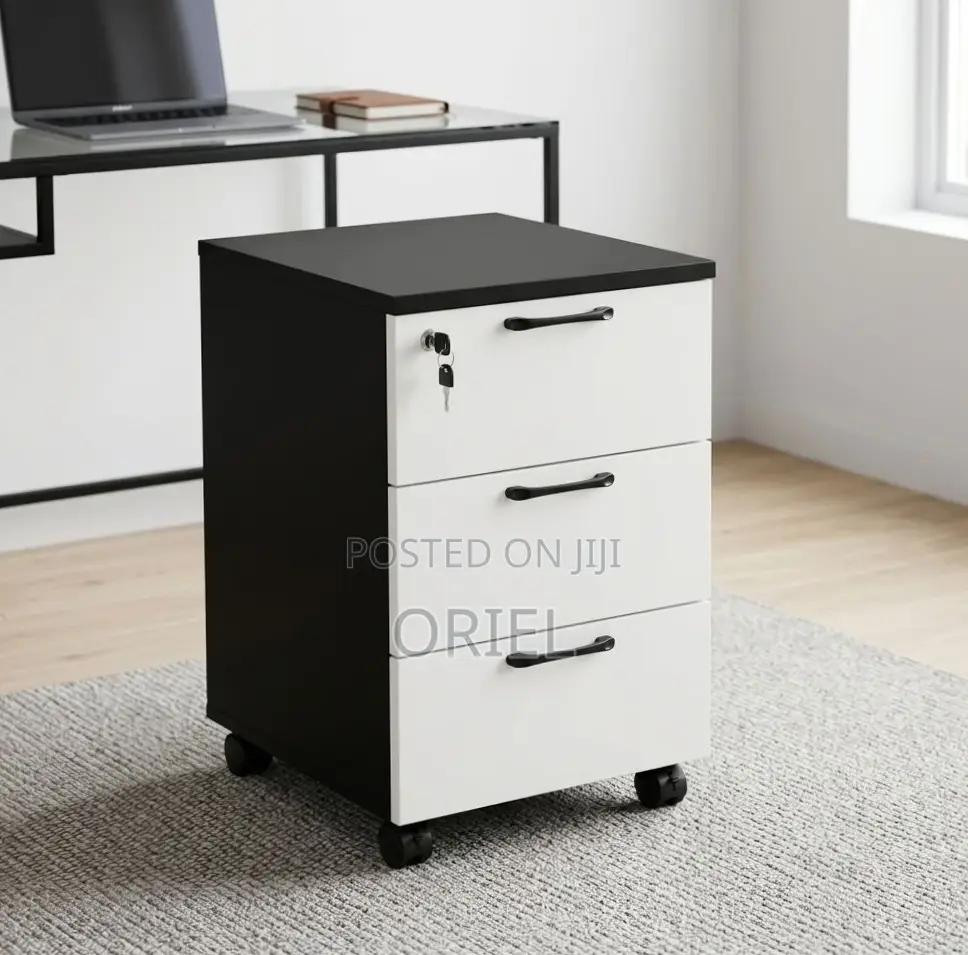 Office Cabinet : 3-Drawer Home/Office Pedestal