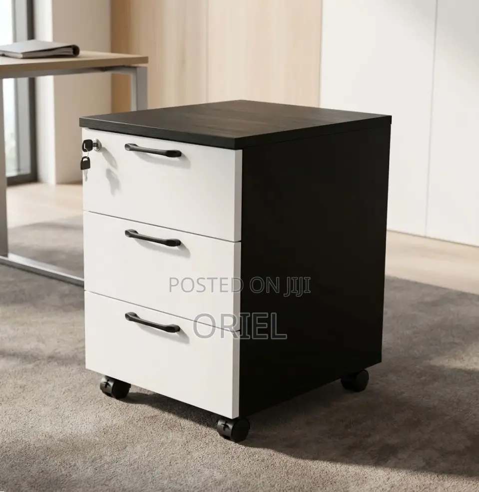 Office Cabinet : 3-Drawer Home/Office Pedestal