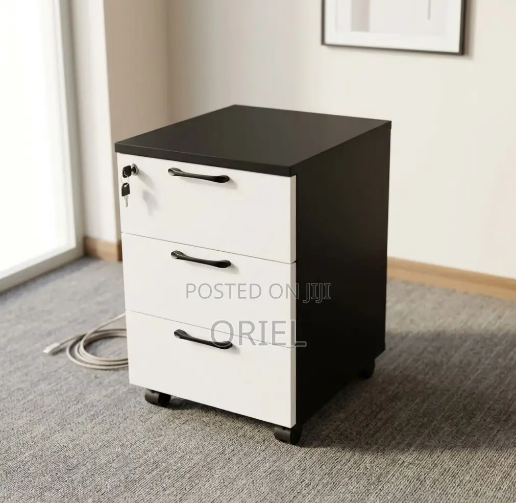 Office Cabinet : 3-Drawer Home/Office Pedestal