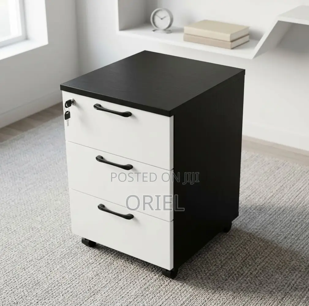 Office Cabinet : 3-Drawer Home/Office Pedestal