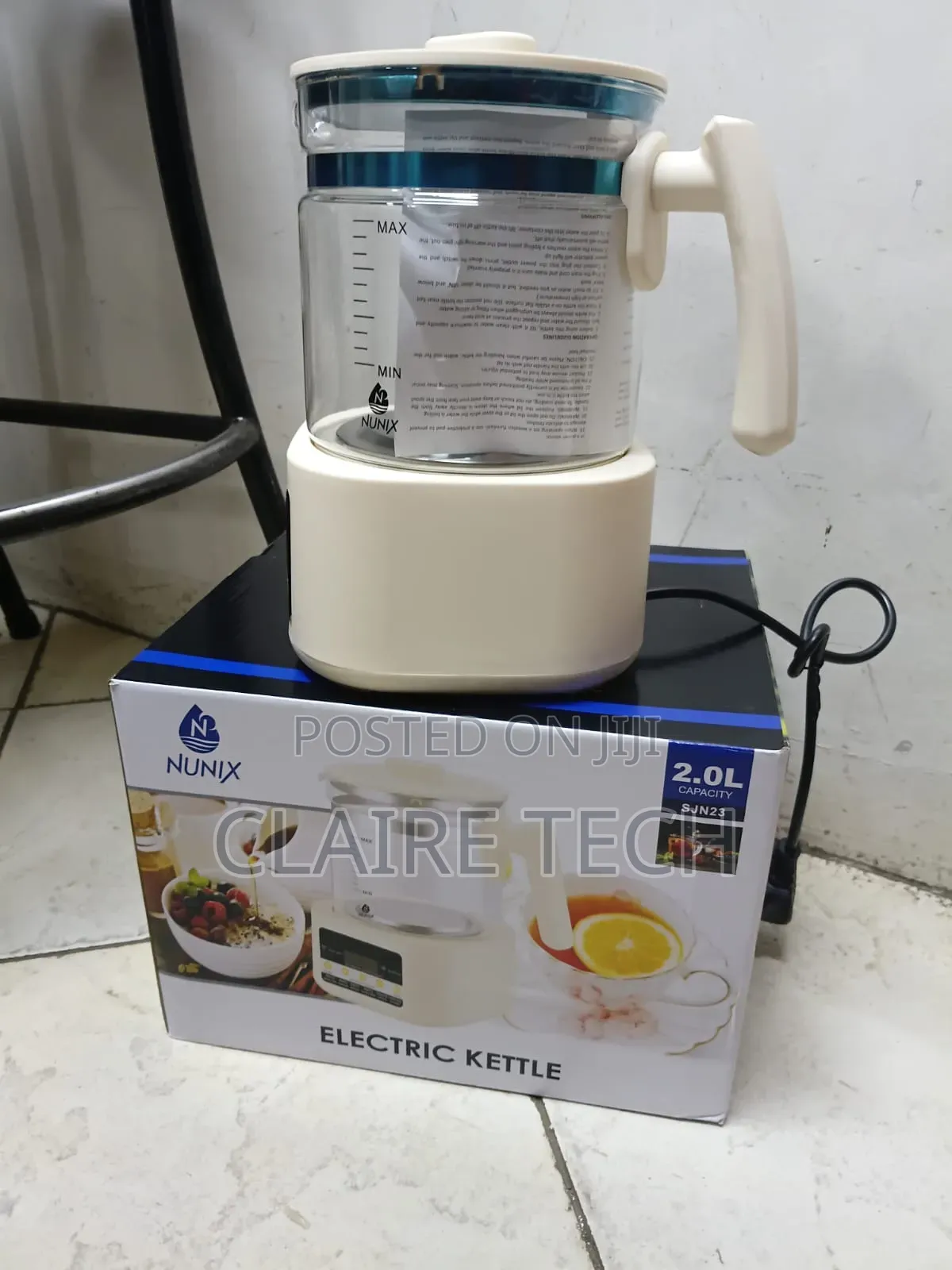 Nunix 2.0L Electric Kettle – Modern Kitchen Essential
