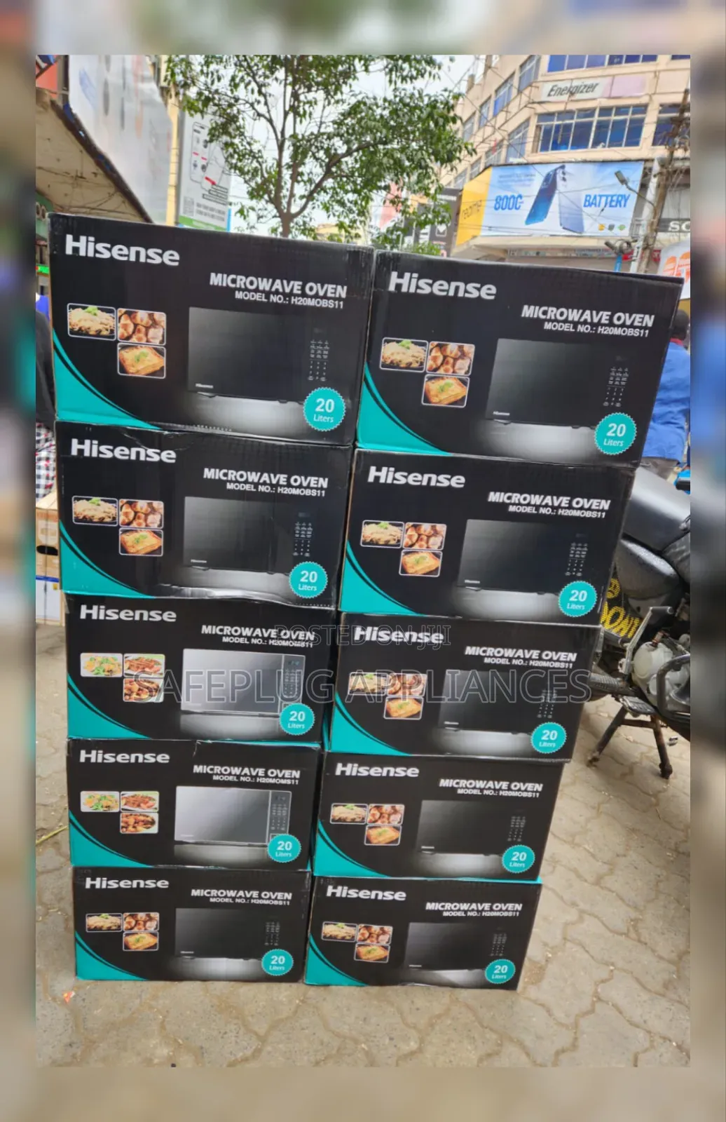 Hisense Microwave Oven Black/Silver – Sleek Design Easy Heating