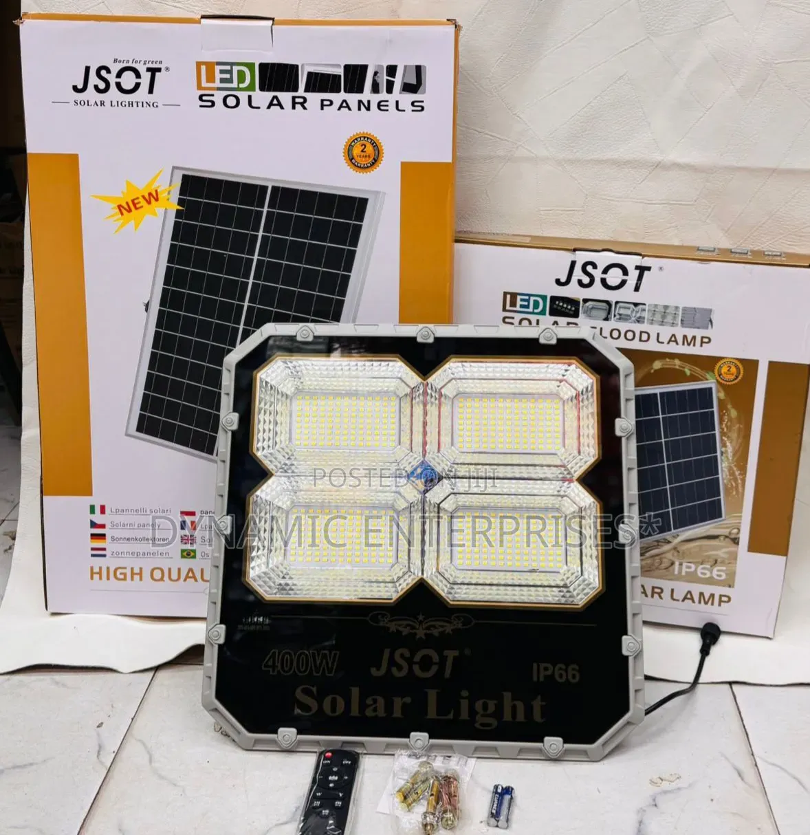 *Jsot 400w Solar Light* *Powerful Light • Energy Saving