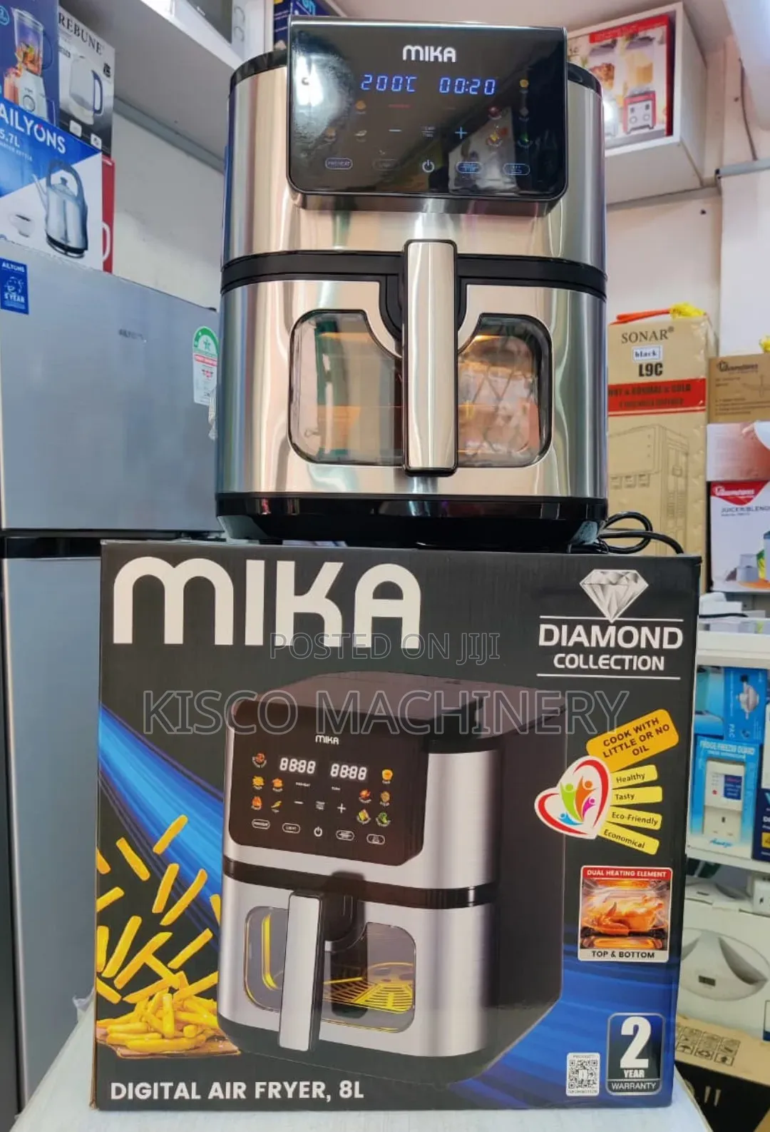 Mika Air Fryer Digital 8L