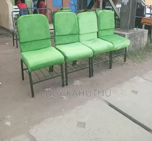 Green Church Chairs With R-8 Under