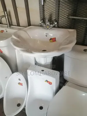Floral Hand Wash and Stand.