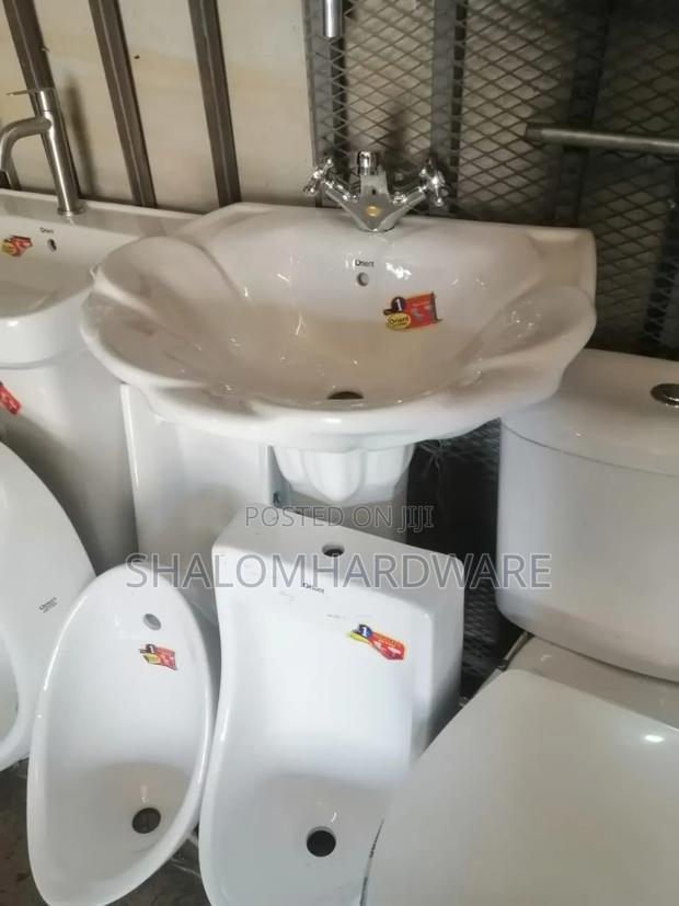 Floral Hand Wash and Stand.