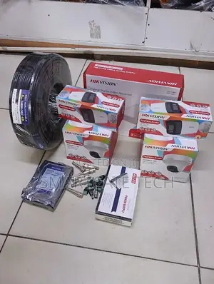 4 Channel Hikvision CCTV Package – 2 Dome 2 Bullet With 2-Way Talk