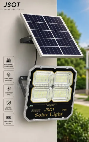 Jsot 400w Solar Light**Powerful Light • Energy Saving •Long Lasting