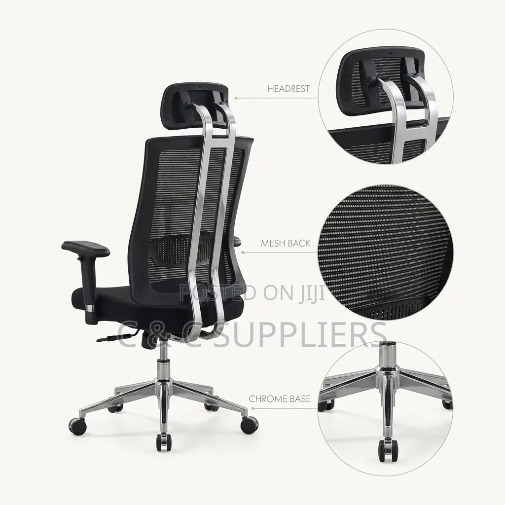 Executive Ergonomic Desk Chair With Lumber Support