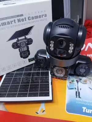 WiFi Triple Lens Solar Camera With Smart PTZ Remote Viewing Monitoring