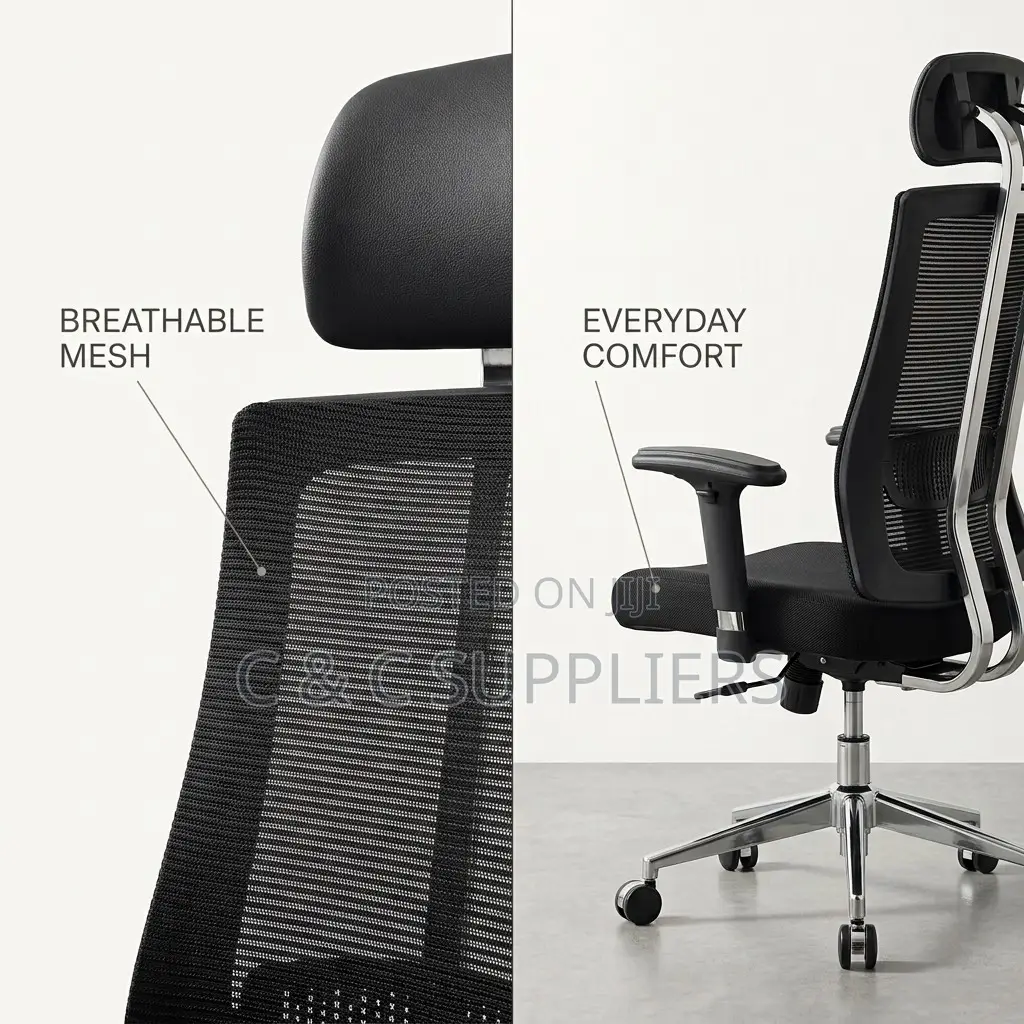 Executive Ergonomic Desk Chair With Lumber Support