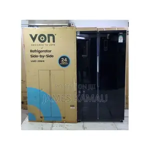 VON 442L NO FROST Side by Side Refrigerator Eco Smart Mode