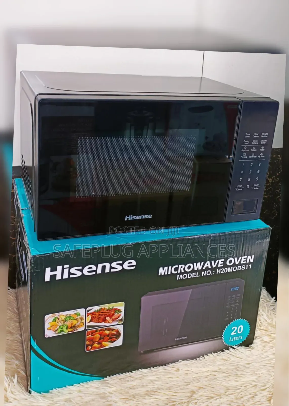 Hisense Microwave Oven – Black Silver | Available Now