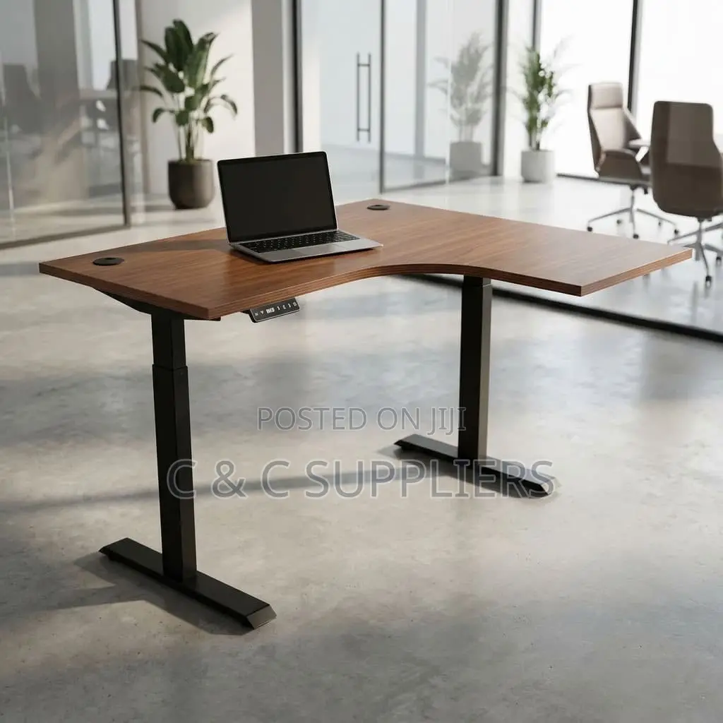 Electric L Shape Table-1.4m With 2motor