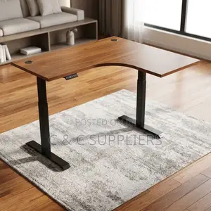 Electric L Shape Table-1.4m With 2motor
