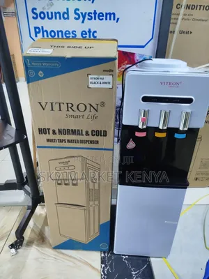 Von Water Dispenser 3 Taps Black and White