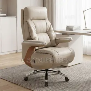 Office PU Leather Chair With Modern Armrest