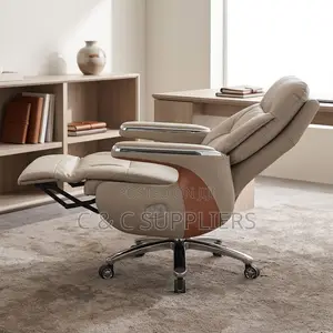 Office PU Leather Chair With Modern Armrest