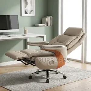 Office PU Leather Chair With Modern Armrest
