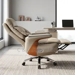 Office PU Leather Chair With Modern Armrest